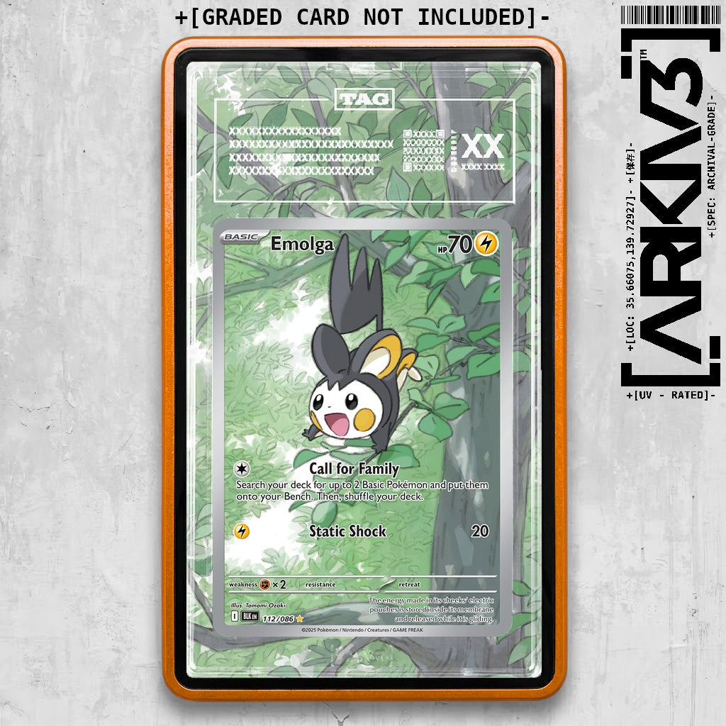 ARKIV3 TAG graded front - Orange