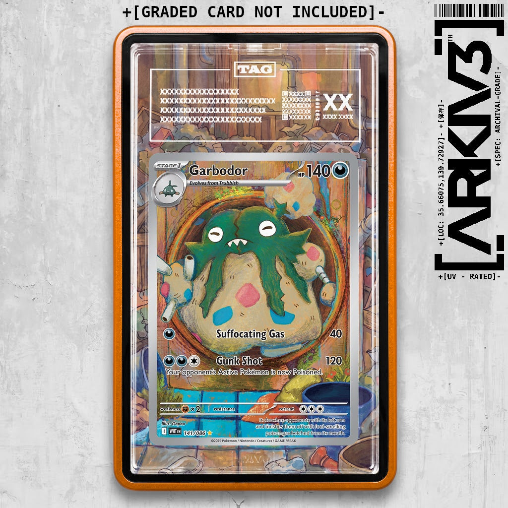 ARKIV3 TAG graded front - Orange