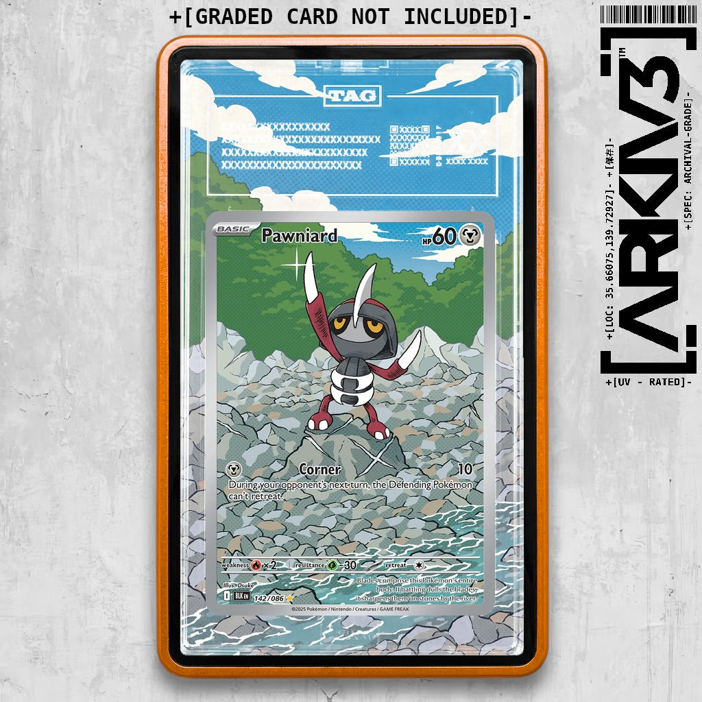 ARKIV3 TAG graded front - Orange