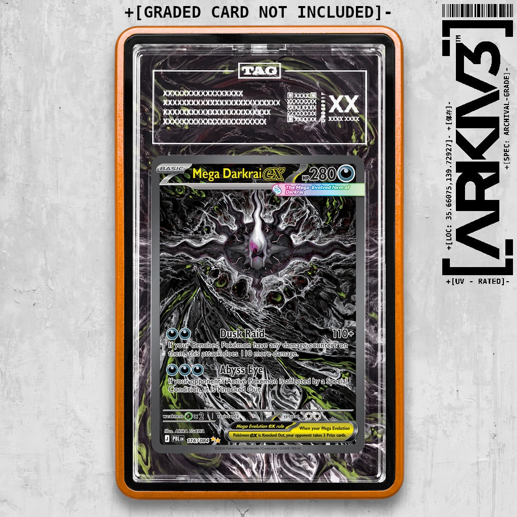 ARKIV3 TAG graded front - Orange