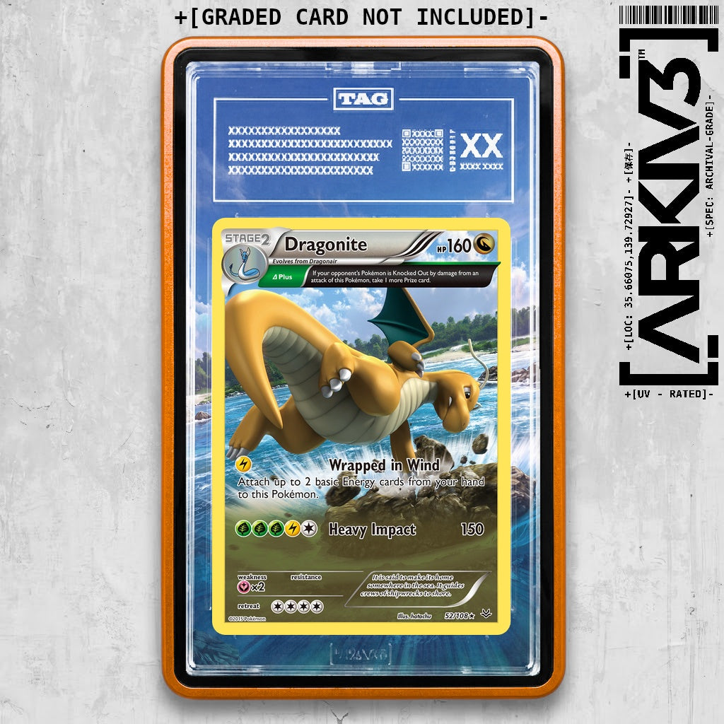 ARKIV3 TAG graded front - Orange
