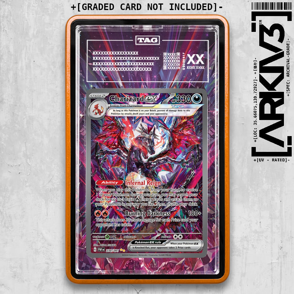 ARKIV3 TAG graded front - Orange