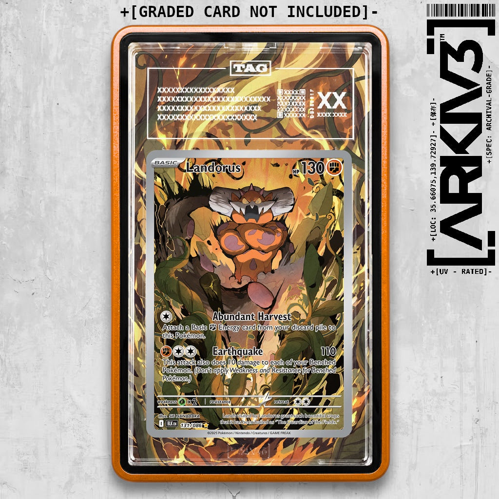 ARKIV3 TAG graded front - Orange