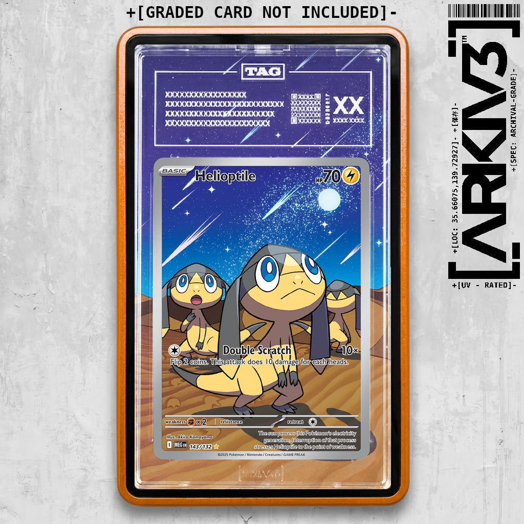ARKIV3 TAG graded front - Orange