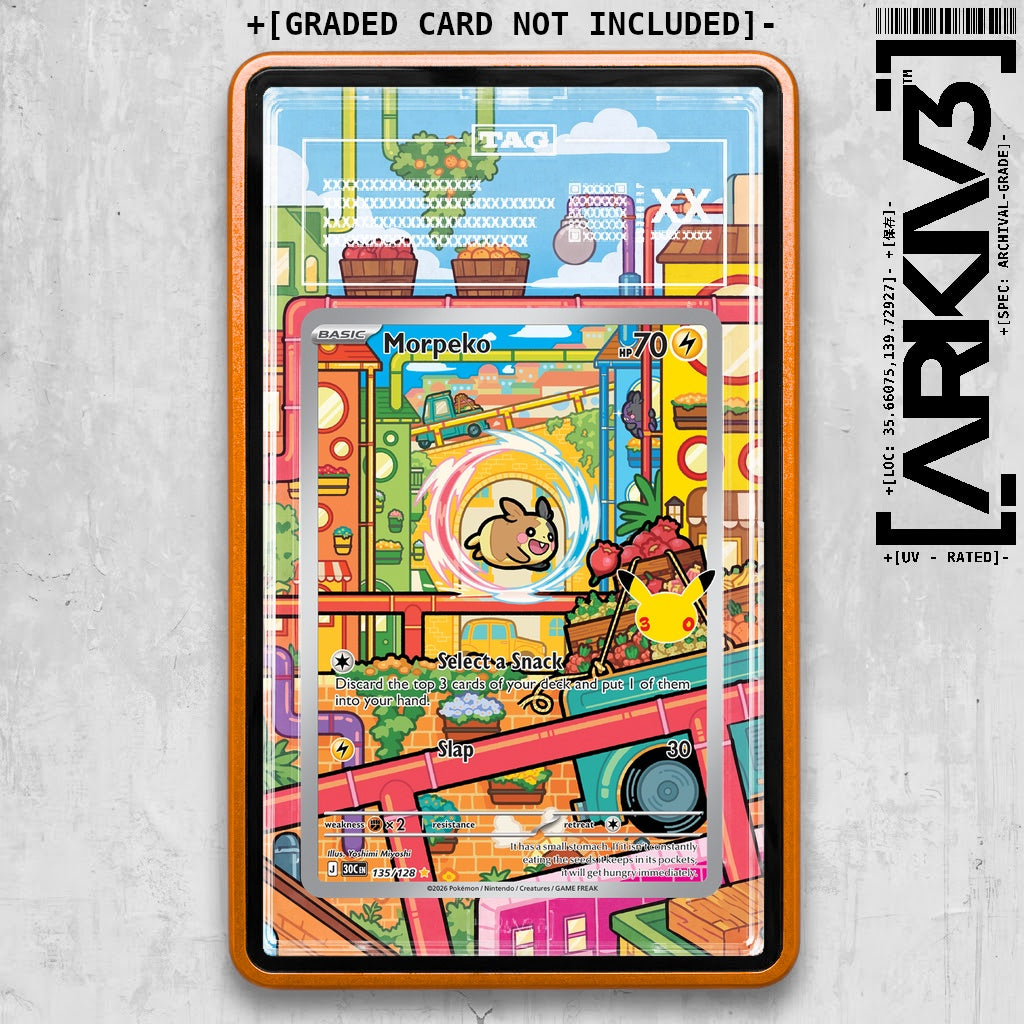 ARKIV3 TAG graded front - Orange