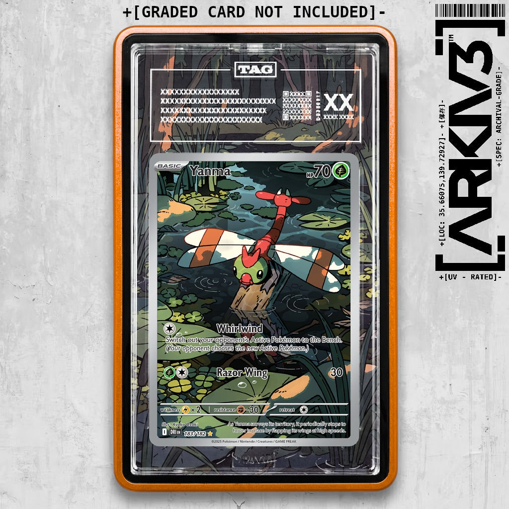 ARKIV3 TAG graded front - Orange