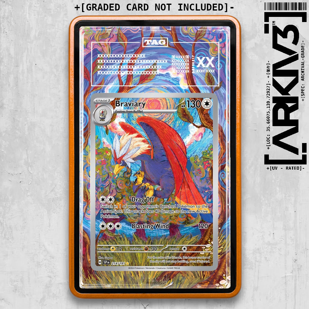 ARKIV3 TAG graded front - Orange