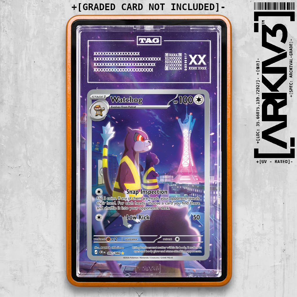 ARKIV3 TAG graded front - Orange