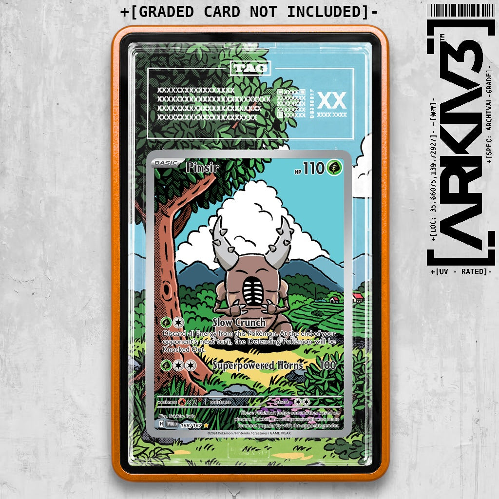 ARKIV3 TAG graded front - Orange