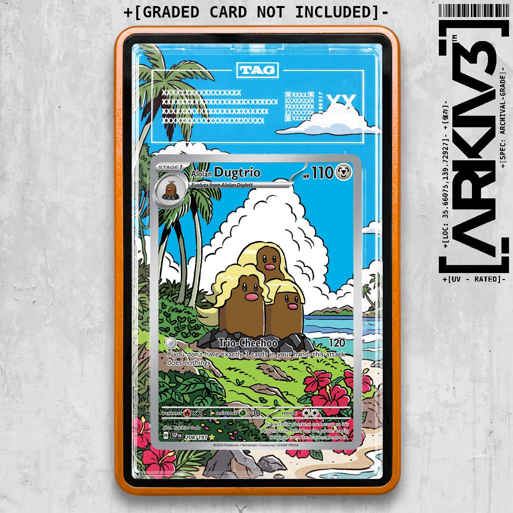 ARKIV3 TAG graded front - Orange