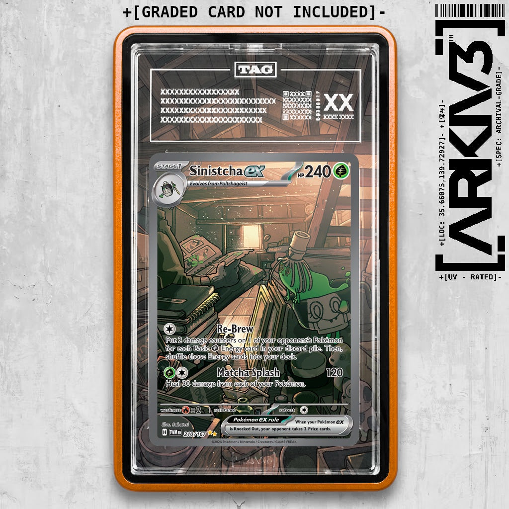 ARKIV3 TAG graded front - Orange
