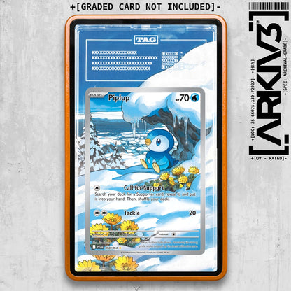 ARKIV3 TAG graded front - Orange