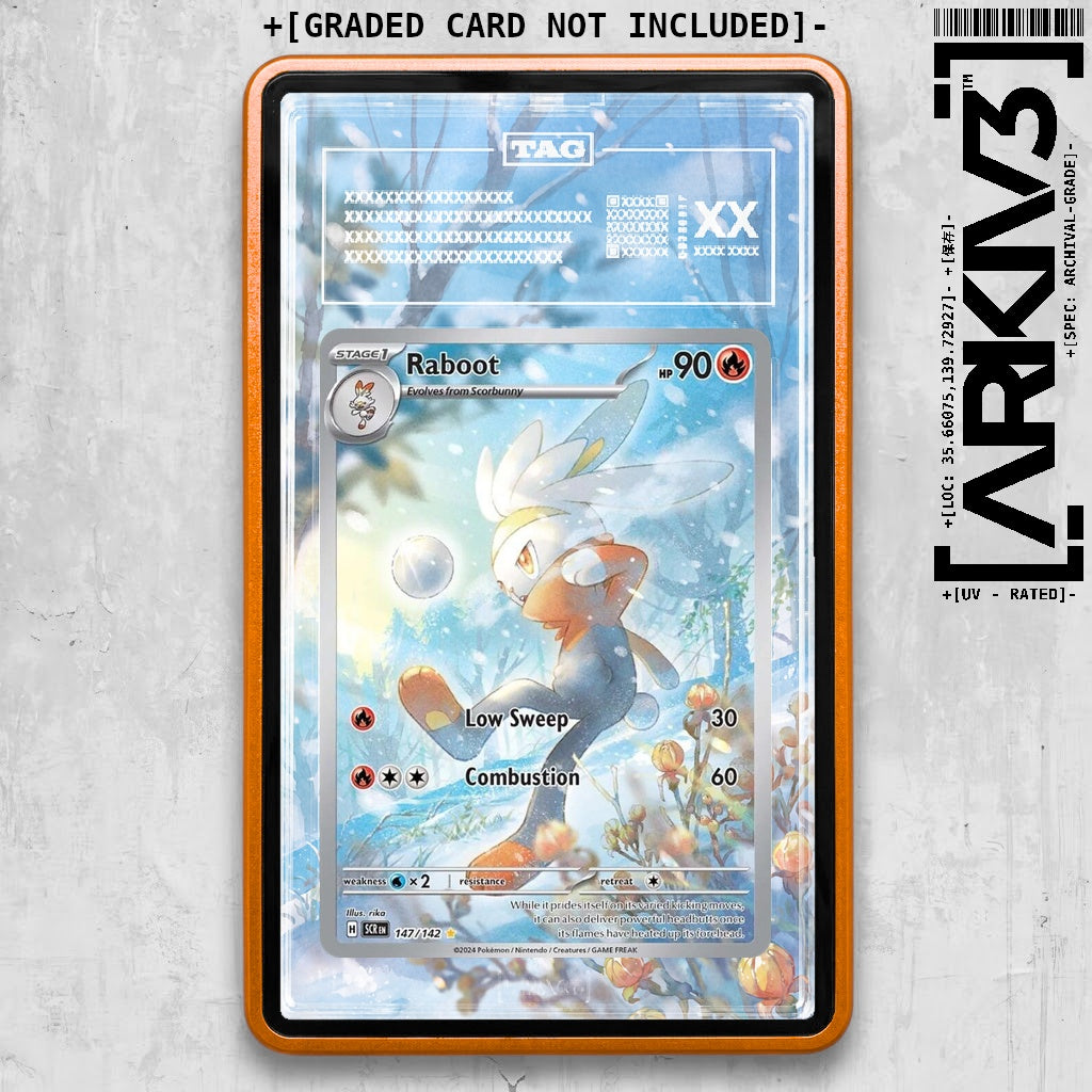 ARKIV3 TAG graded front - Orange