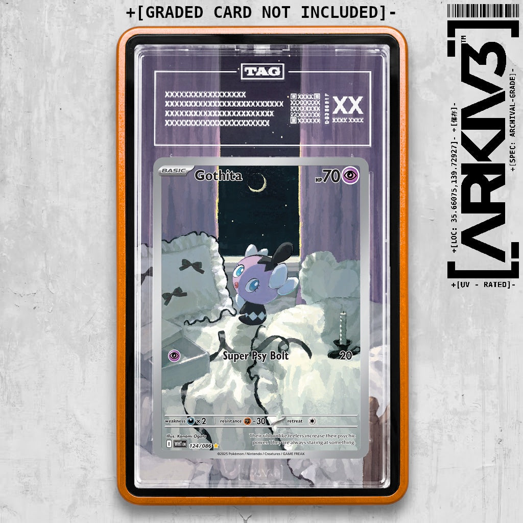 ARKIV3 TAG graded front - Orange