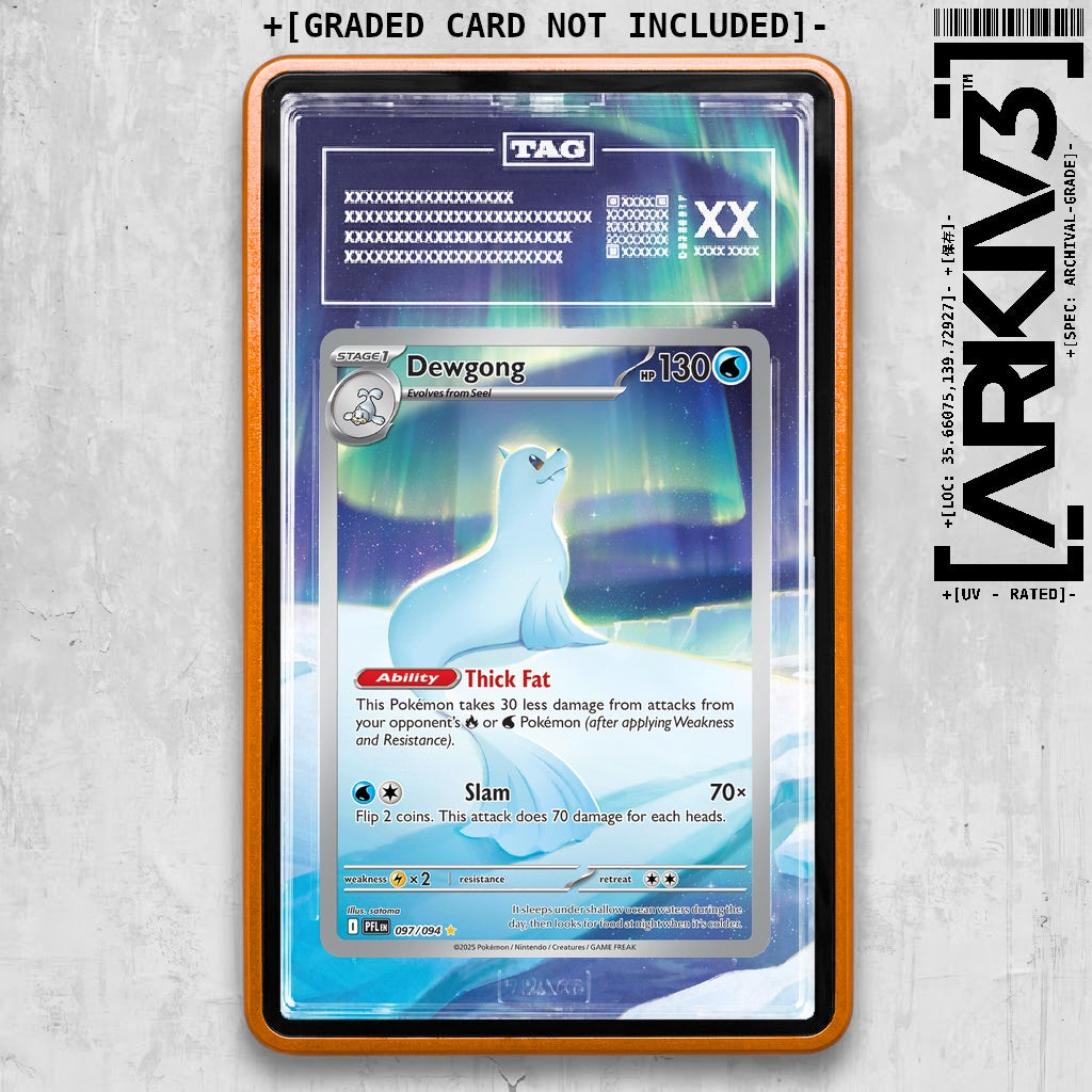 ARKIV3 TAG graded front - Orange