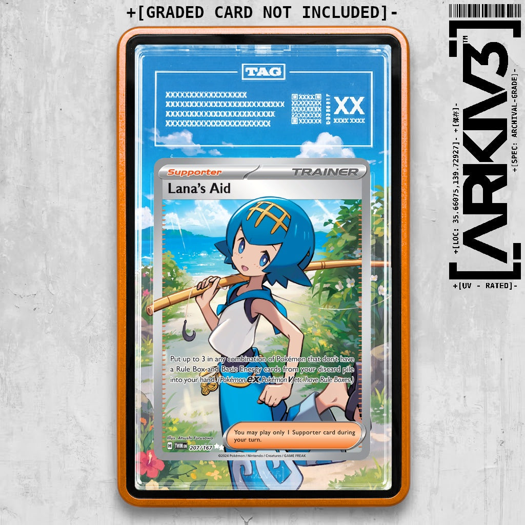 ARKIV3 TAG graded front - Orange