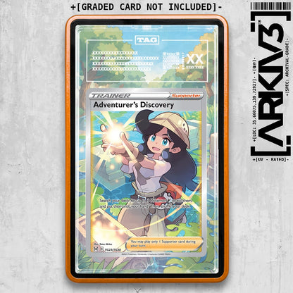ARKIV3 TAG graded front - Orange