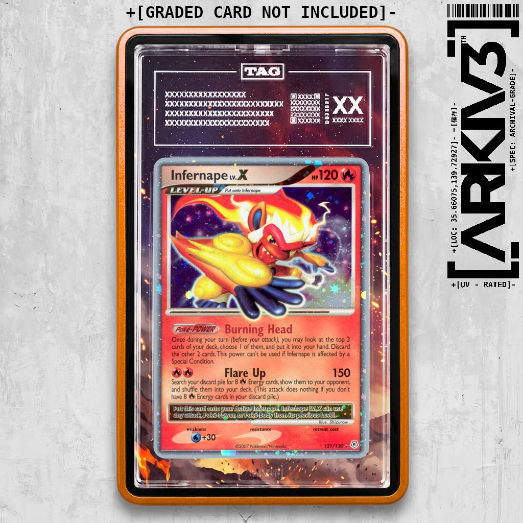 ARKIV3 TAG graded front - Orange