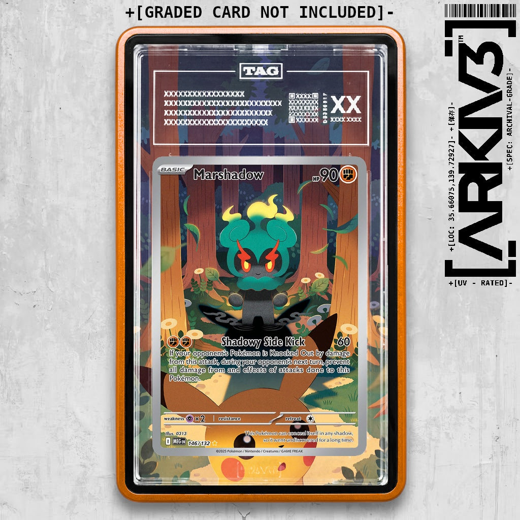 ARKIV3 TAG graded front - Orange