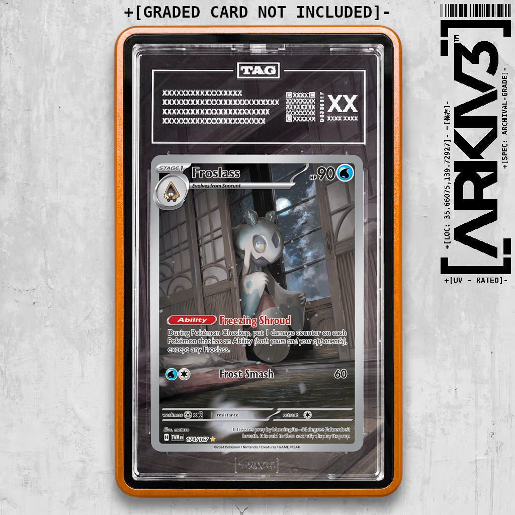 ARKIV3 TAG graded front - Orange