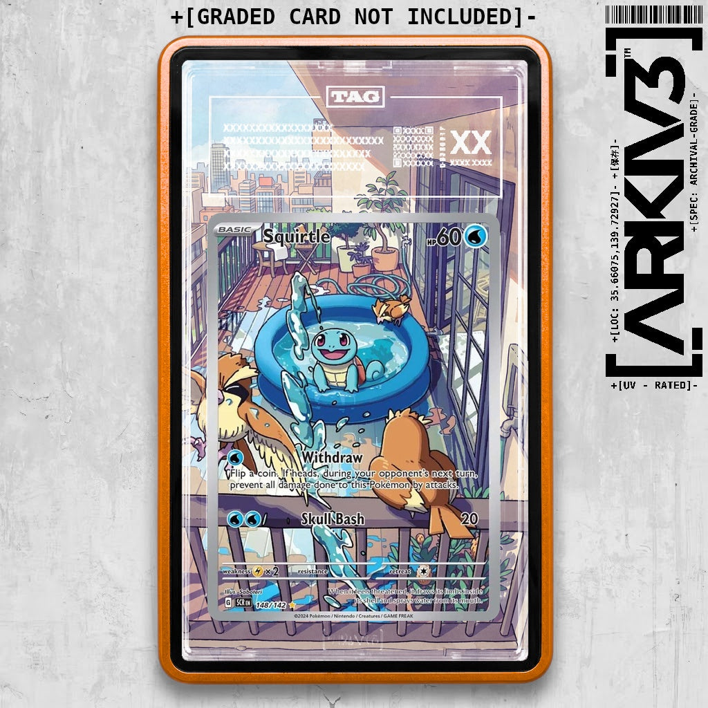ARKIV3 TAG graded front - Orange
