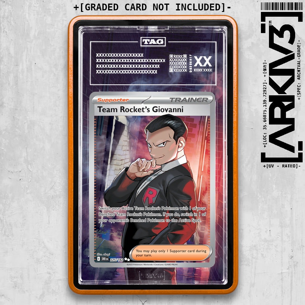 ARKIV3 TAG graded front - Orange