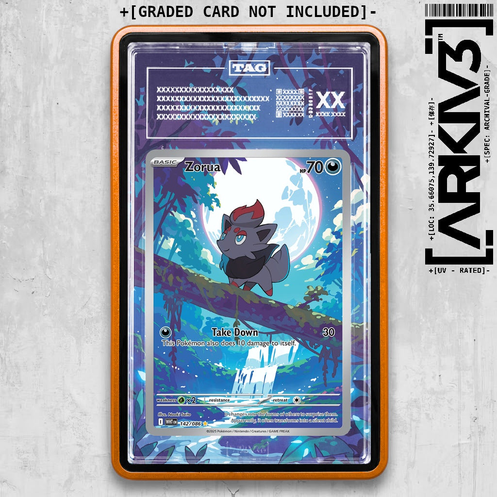 ARKIV3 TAG graded front - Orange