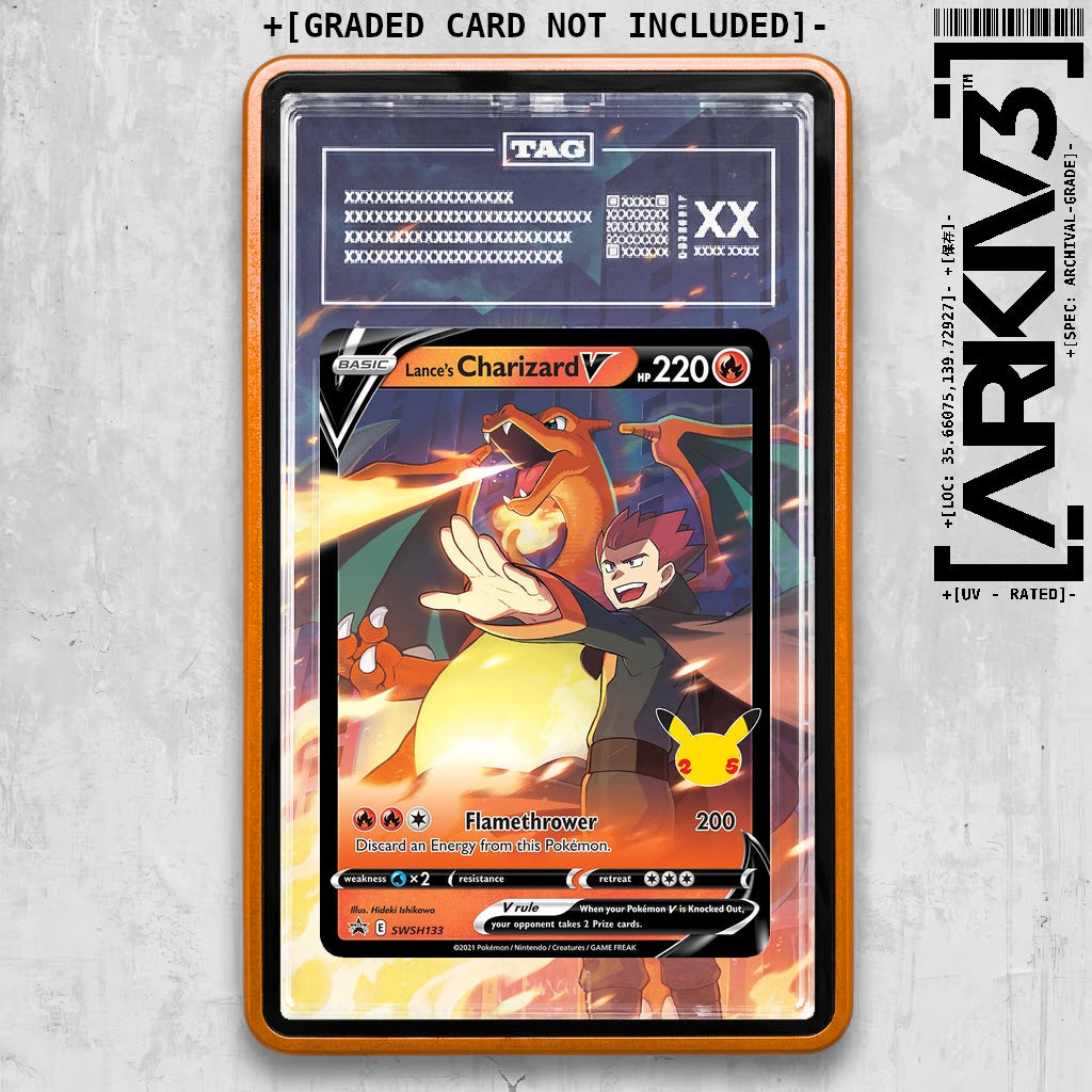 ARKIV3 TAG graded front - Orange