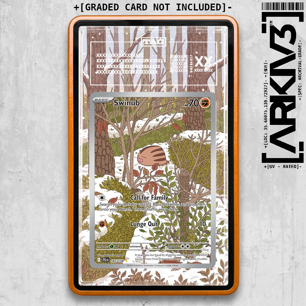 ARKIV3 TAG graded front - Orange