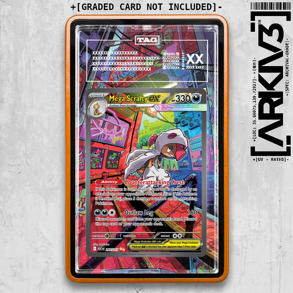 ARKIV3 TAG graded front - Orange