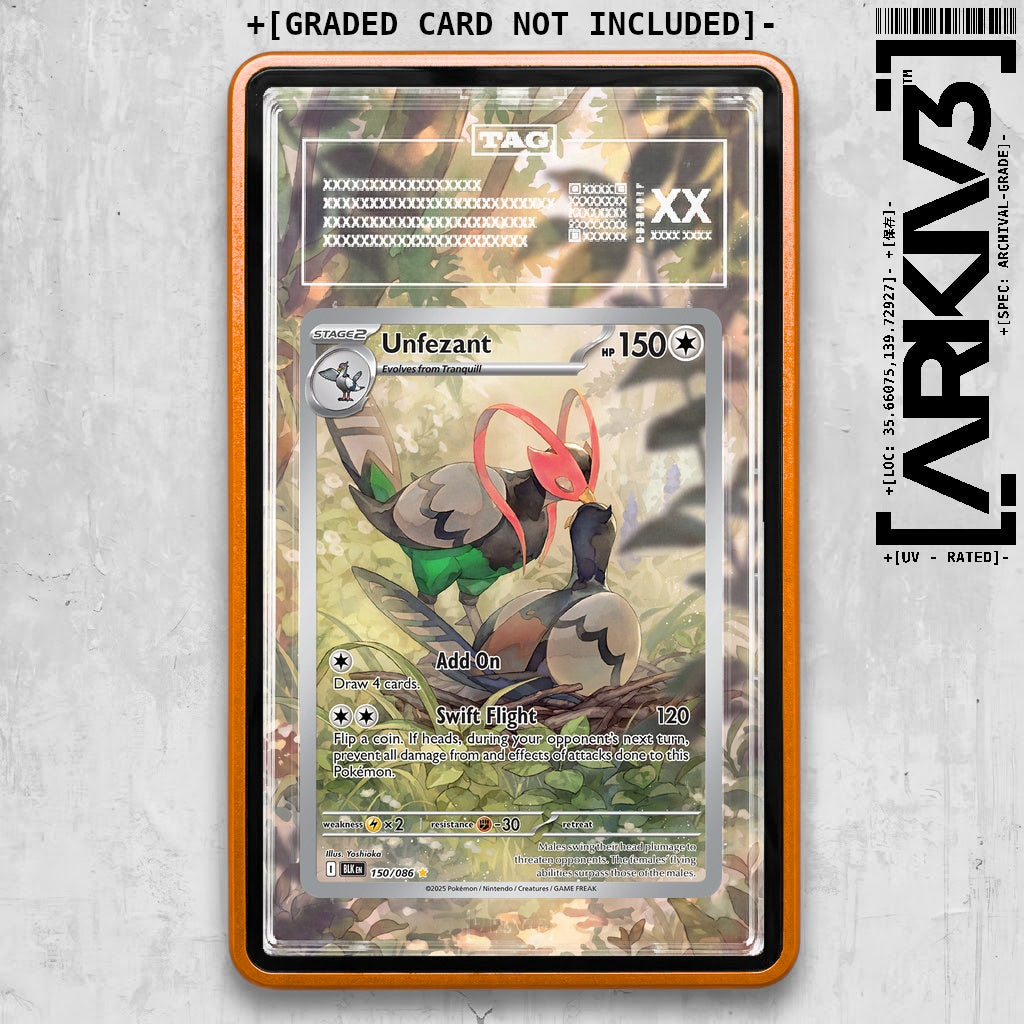 ARKIV3 TAG graded front - Orange