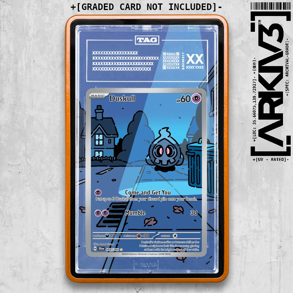 ARKIV3 TAG graded front - Orange