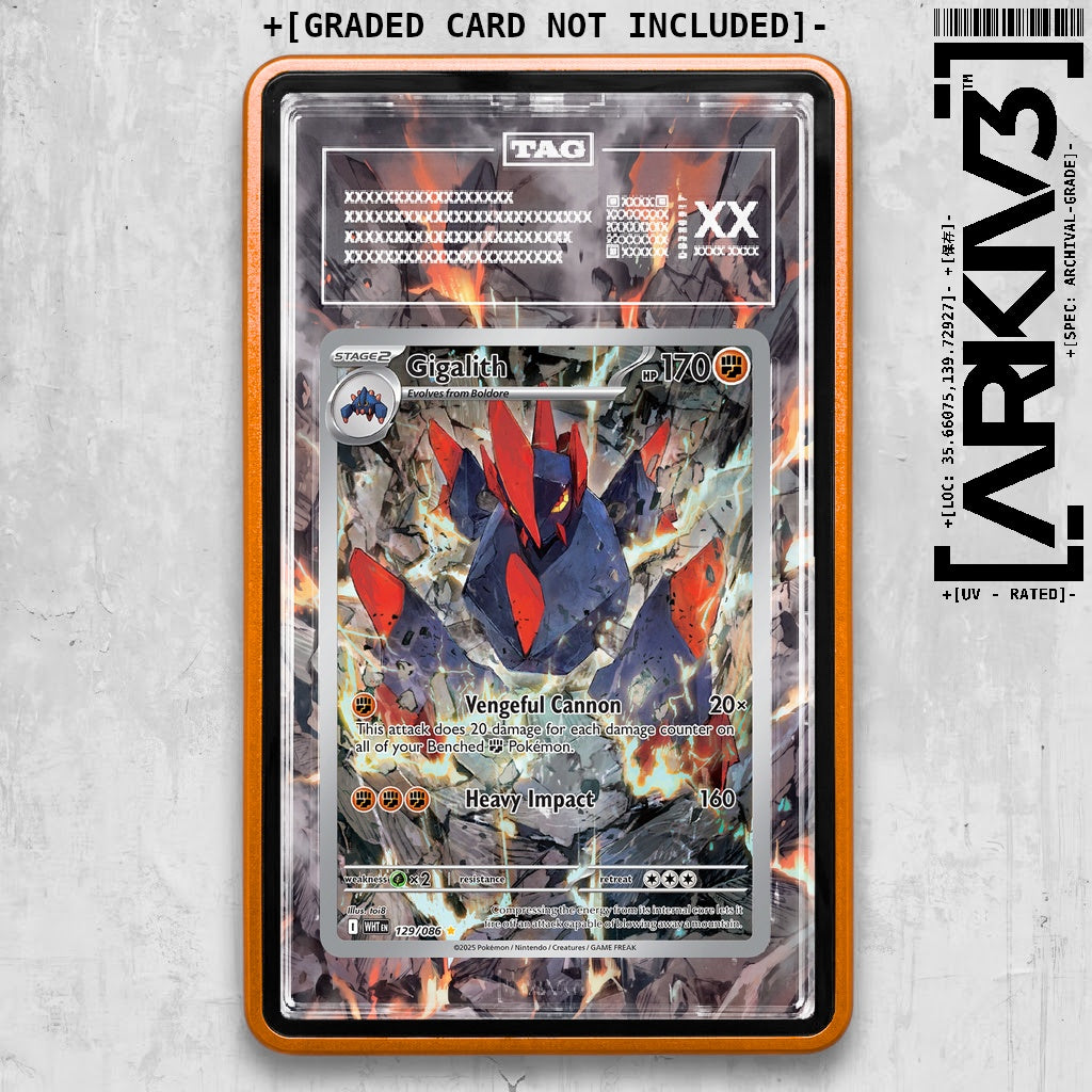 ARKIV3 TAG graded front - Orange