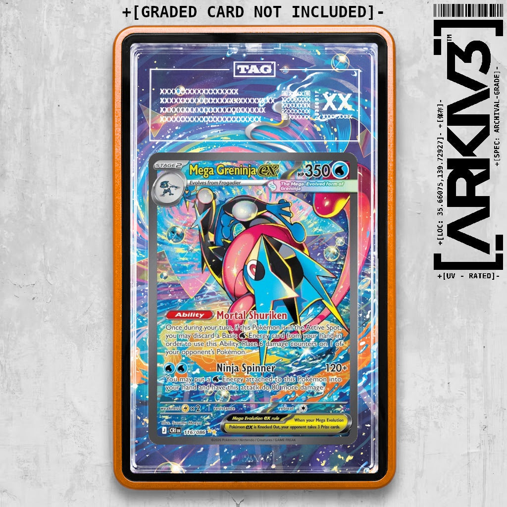 ARKIV3 TAG graded front - Orange