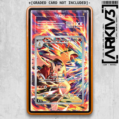 ARKIV3 TAG graded front - Orange