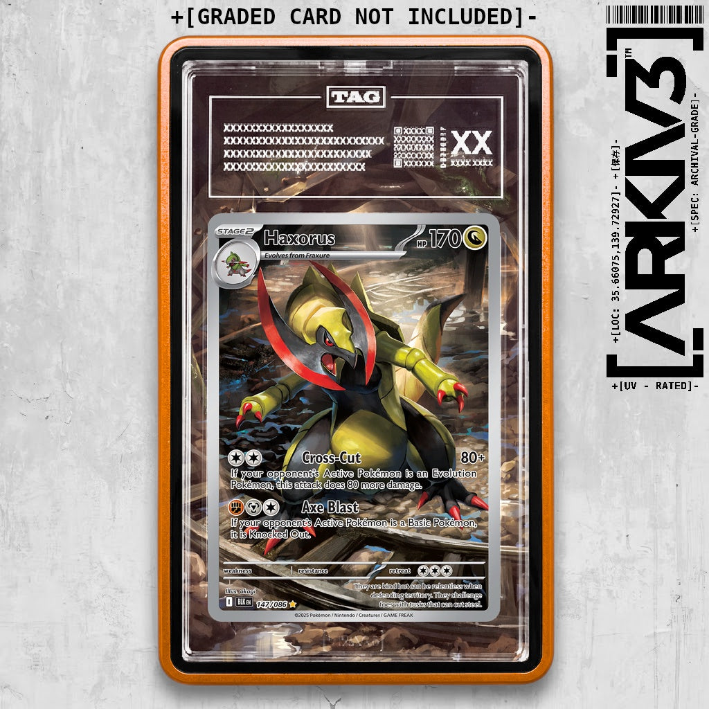 ARKIV3 TAG graded front - Orange