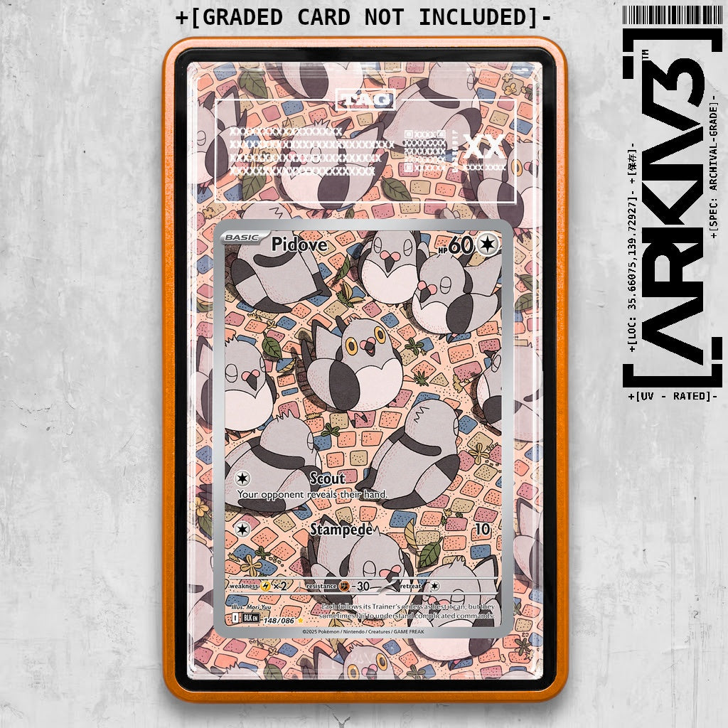 ARKIV3 TAG graded front - Orange