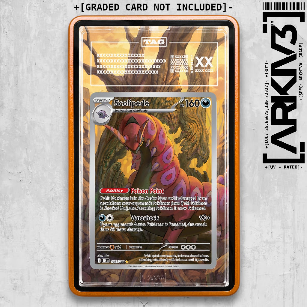 ARKIV3 TAG graded front - Orange