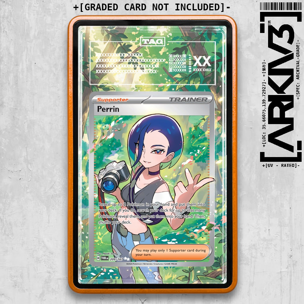ARKIV3 TAG graded front - Orange