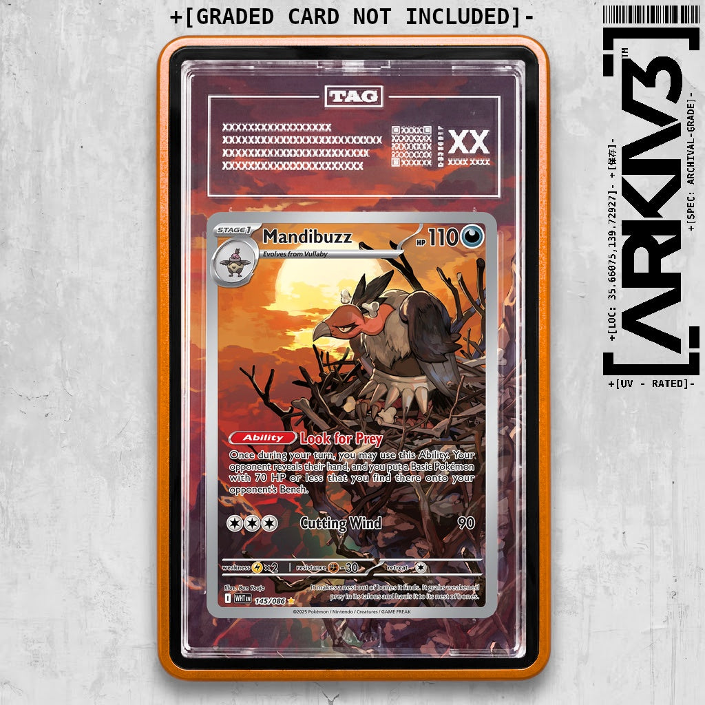 ARKIV3 TAG graded front - Orange