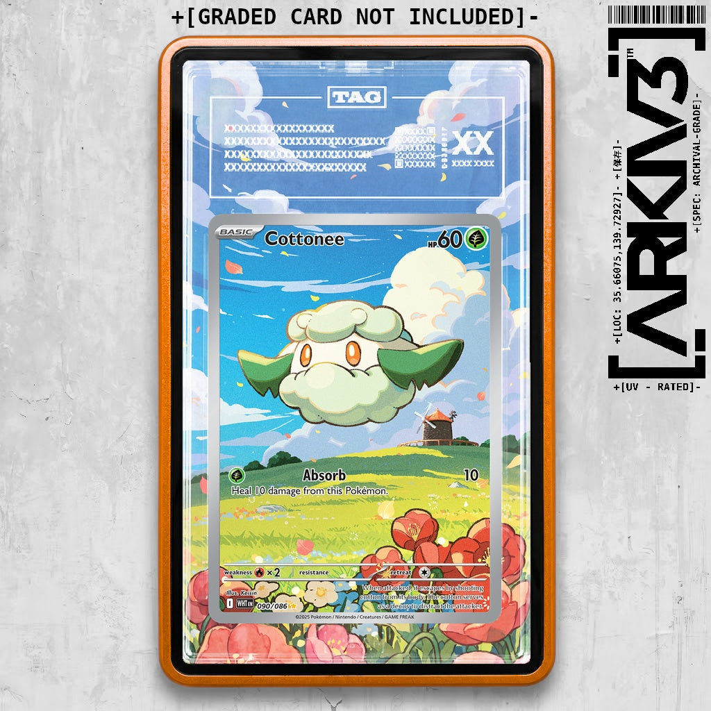 ARKIV3 TAG graded front - Orange