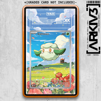 ARKIV3 TAG graded front - Orange