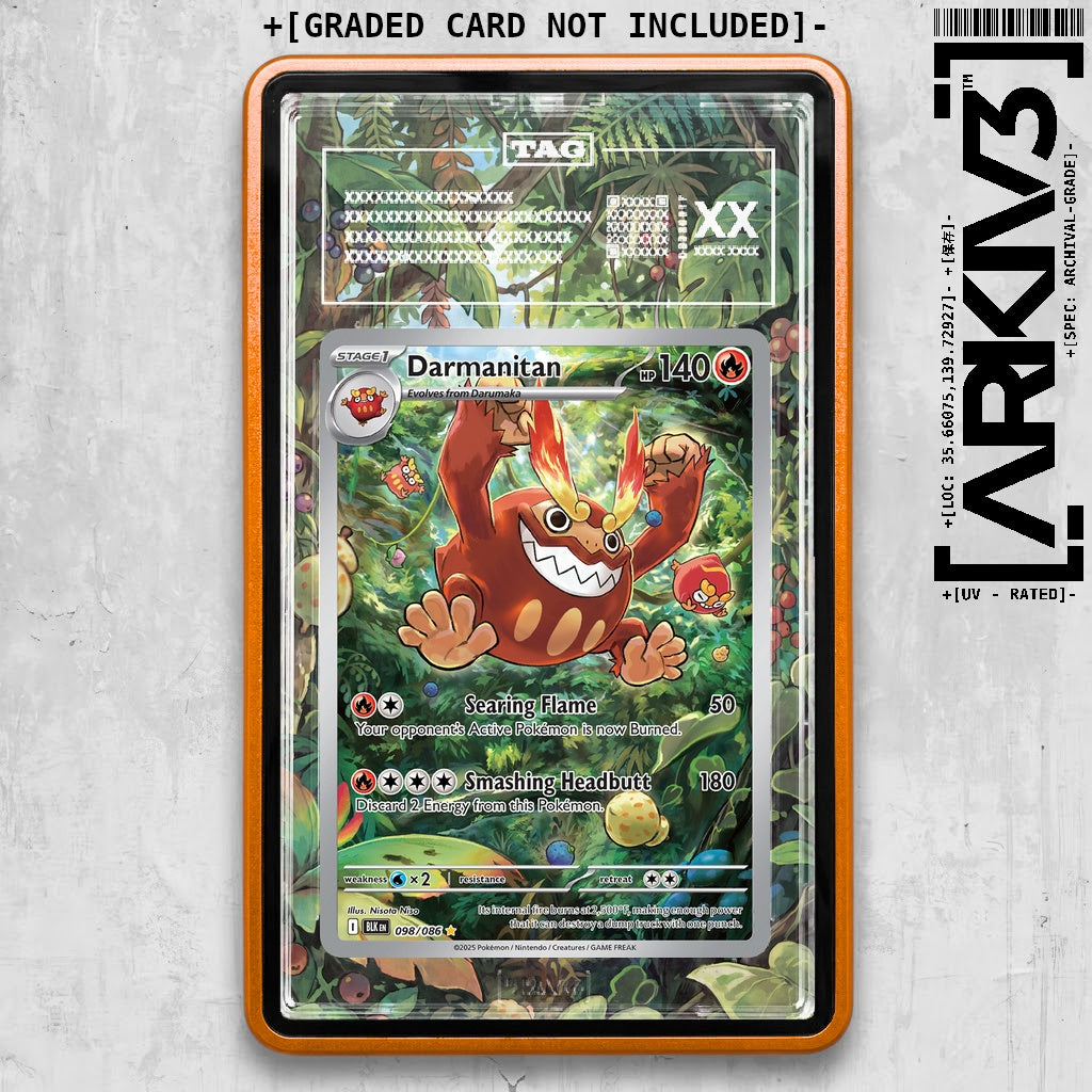 ARKIV3 TAG graded front - Orange