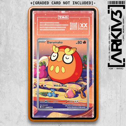 ARKIV3 TAG graded front - Orange