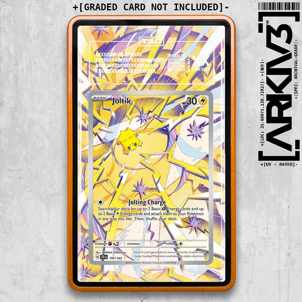 ARKIV3 TAG graded front - Orange