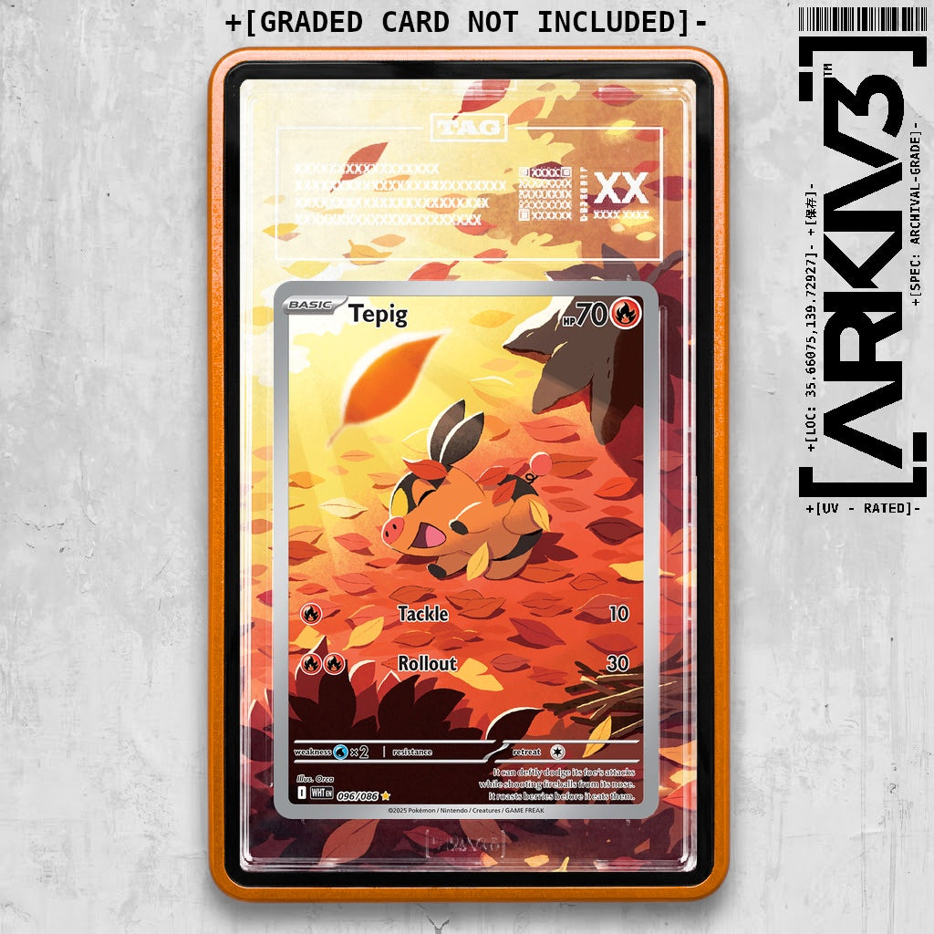 ARKIV3 TAG graded front - Orange
