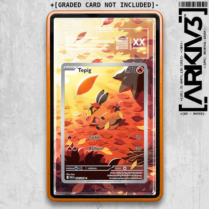 ARKIV3 TAG graded front - Orange