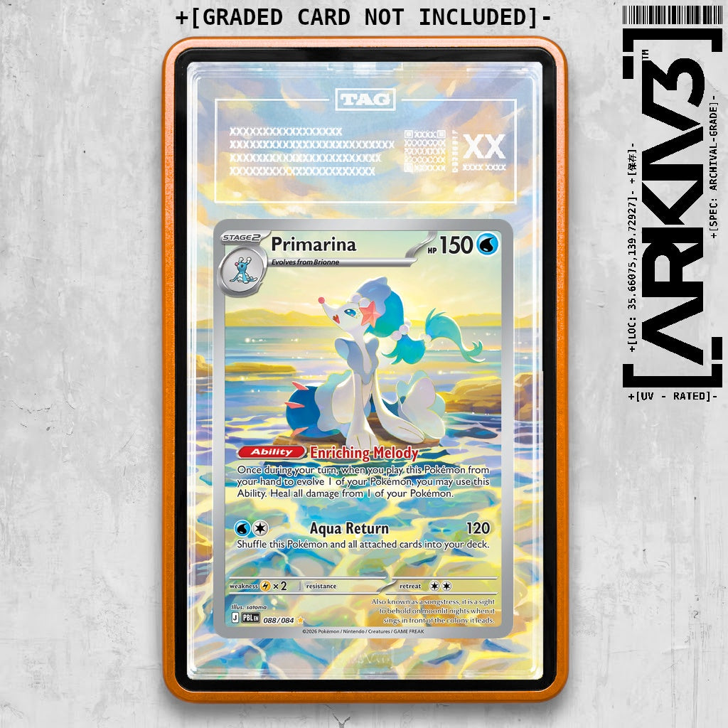 ARKIV3 TAG graded front - Orange