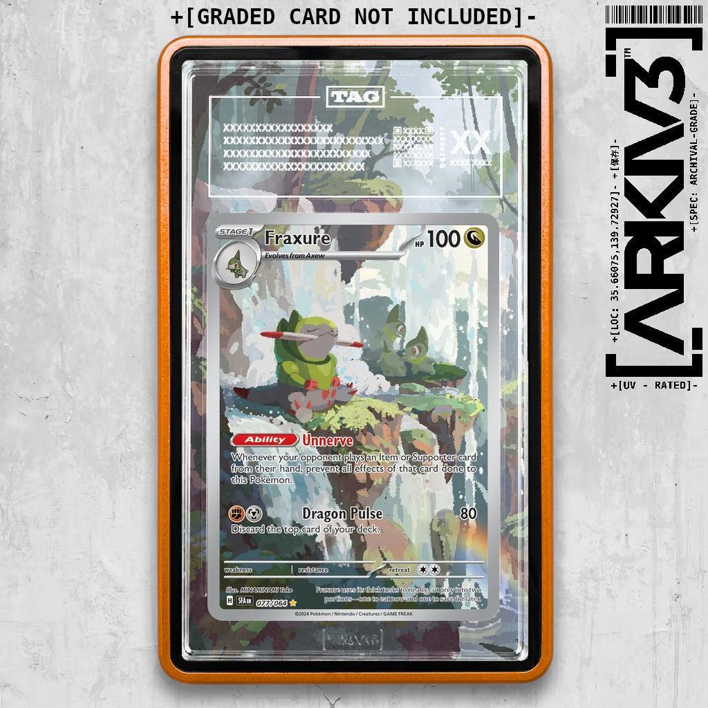 ARKIV3 TAG graded front - Orange