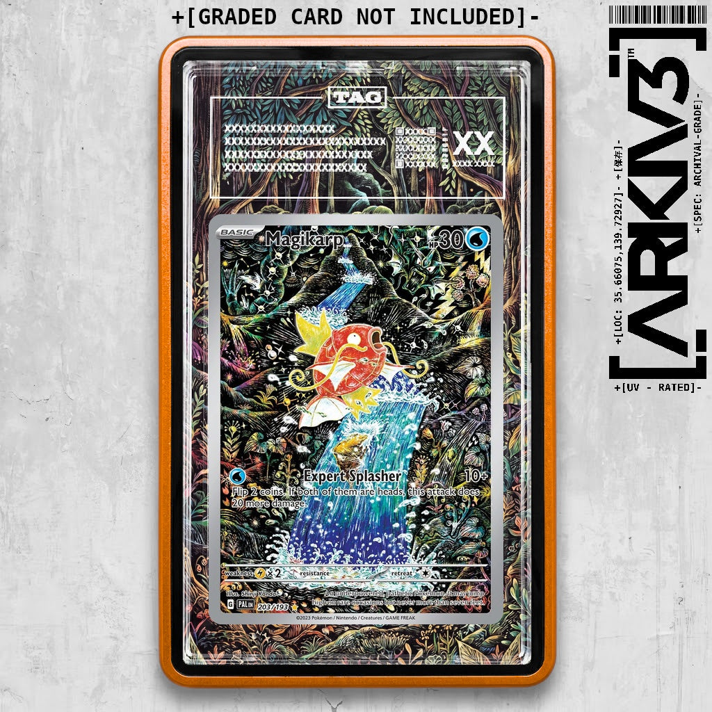 ARKIV3 TAG graded front - Orange